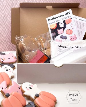 Halloween DIY Mézeskalács Díszítő Box