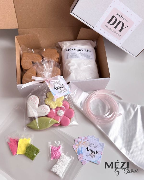 Virágos (anyák napi) DIY Mézeskalács Díszítő Box - Image 3