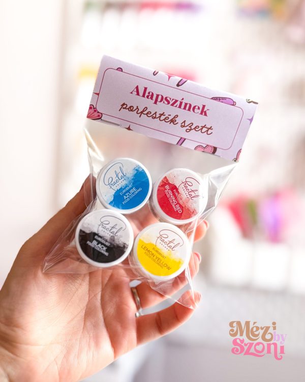 Alapszínek Szett - Fractal EuroDust ételdekorációs porfesték összeállítás