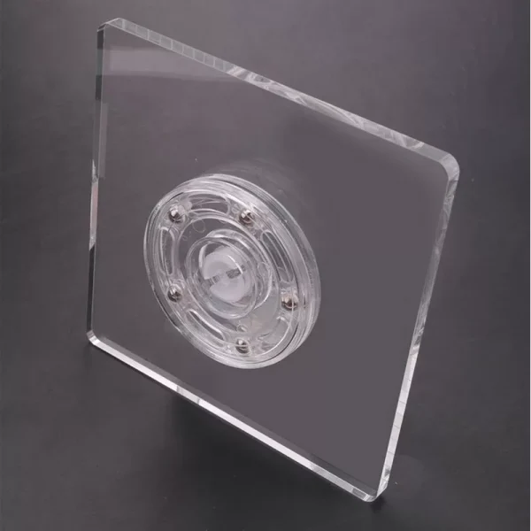 Prémium mini forgó állvány, négyszög, akril