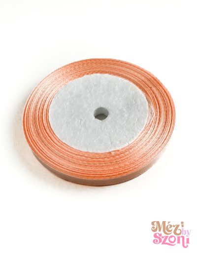 Barack színű szatén szalag – 6mm x 22m