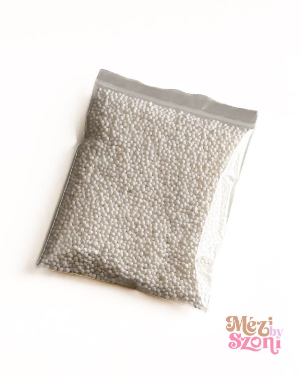 Apró szórógyöngy - fehér 40g