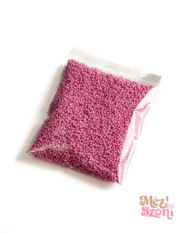 Apró szórógyöngy - rózsaszín 40g