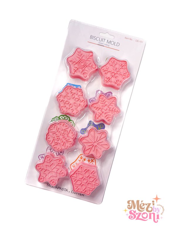 Hópihe sütipecsétes kiszúró szett - 8 db-os